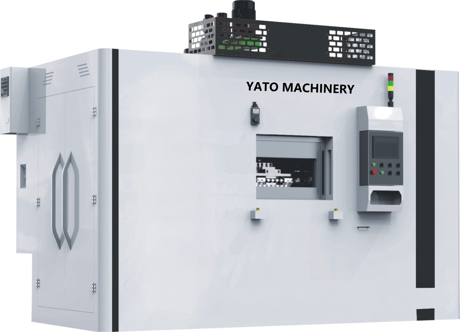 Waterwheel-type water diverter combined machine tool