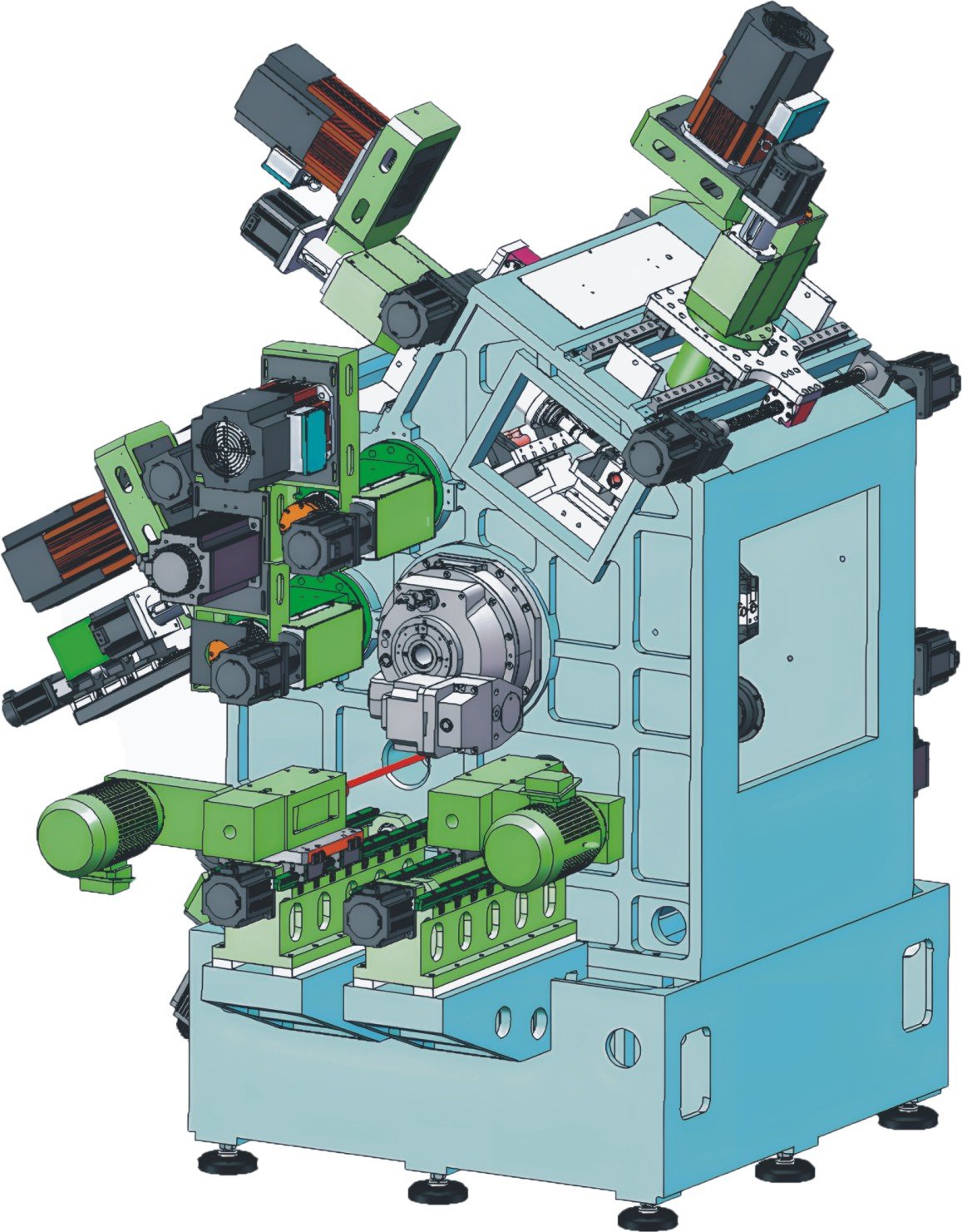 Waterwheel-type water diverter combined machine tool - Image 2